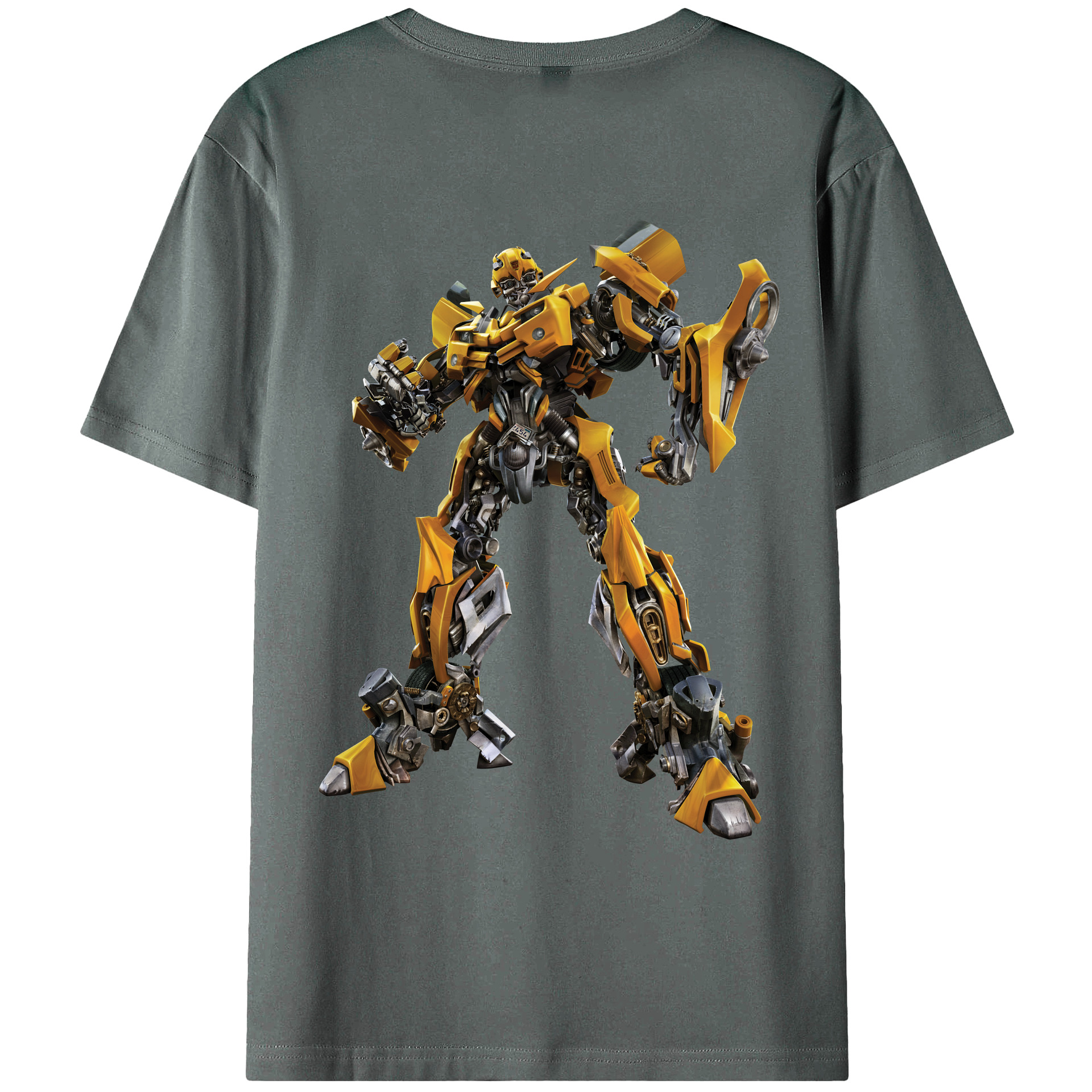 （画像用）  綿100％ メンズ半袖Tシャツ（バックプリント） 通気性